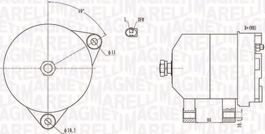 Magneti Marelli 063731913010 - Alternator autospares.lv