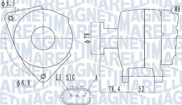 Magneti Marelli 063731989010 - Alternator autospares.lv