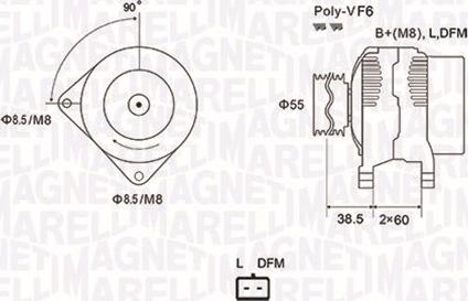 Magneti Marelli 063731933010 - Alternator autospares.lv