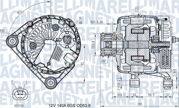 Magneti Marelli 063731406710 - Alternator autospares.lv