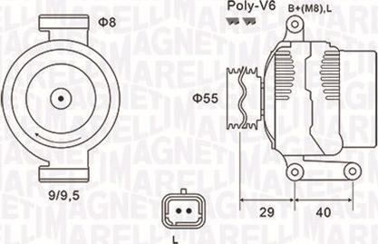 Magneti Marelli 063731484010 - Alternator autospares.lv