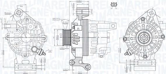 Magneti Marelli 063731474010 - Alternator autospares.lv