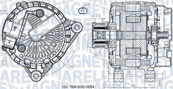 Magneti Marelli 063731472410 - Alternator autospares.lv