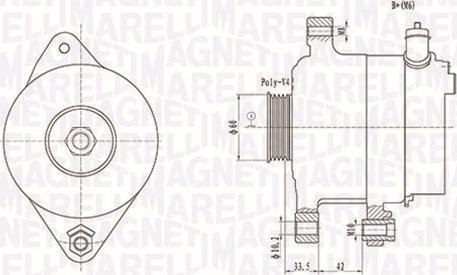 Magneti Marelli 063731595010 - Alternator autospares.lv