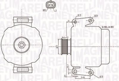 Magneti Marelli 063731592010 - Alternator autospares.lv