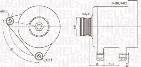 Magneti Marelli 063731559010 - Alternator autospares.lv