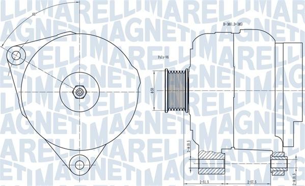 Magneti Marelli 063731501010 - Alternator autospares.lv