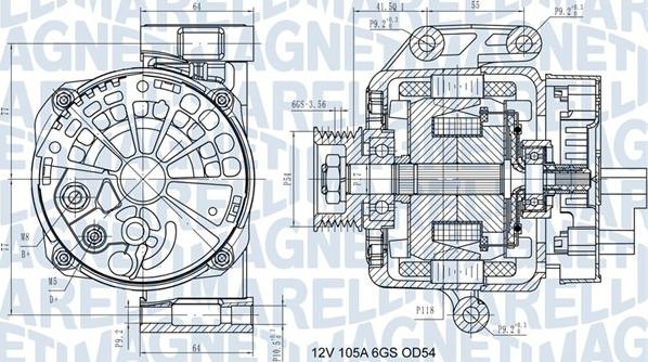 Magneti Marelli 063731585210 - Alternator autospares.lv