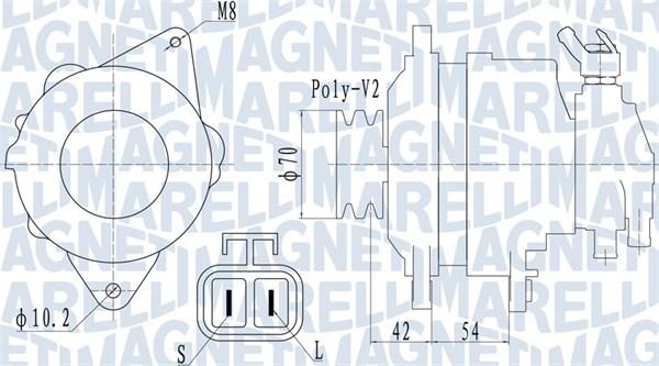 Magneti Marelli 063731533010 - Alternator autospares.lv