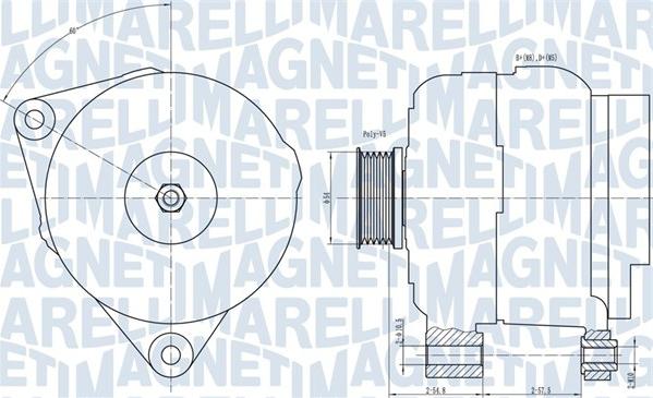 Magneti Marelli 063731658010 - Alternator autospares.lv