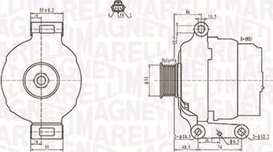 Magneti Marelli 063731636010 - Alternator autospares.lv