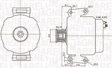 Magneti Marelli 063731630010 - Alternator autospares.lv