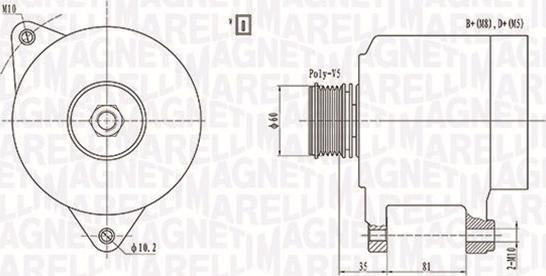 Magneti Marelli 063731139010 - Alternator autospares.lv