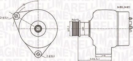 Magneti Marelli 063731138010 - Alternator autospares.lv