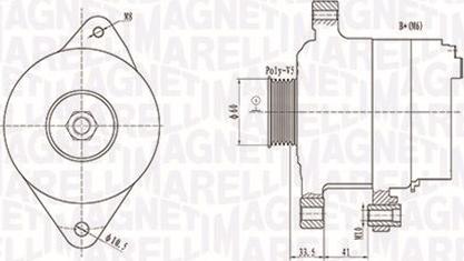 Magneti Marelli 063731891010 - Alternator autospares.lv