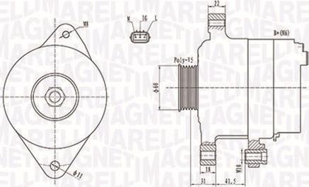 Magneti Marelli 063731892010 - Alternator autospares.lv