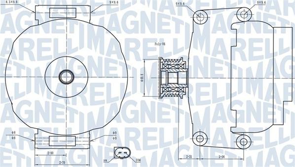 Magneti Marelli 063731840010 - Alternator autospares.lv