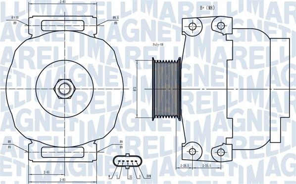 Magneti Marelli 063731851010 - Alternator autospares.lv