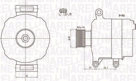 Magneti Marelli 063731869010 - Alternator autospares.lv