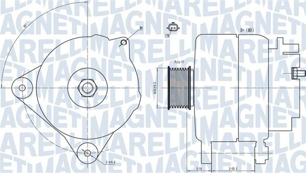 Magneti Marelli 063731866010 - Alternator autospares.lv