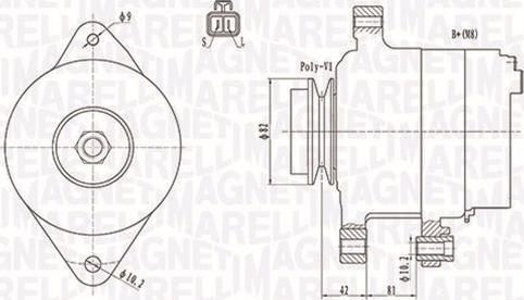 Magneti Marelli 063731806010 - Alternator autospares.lv