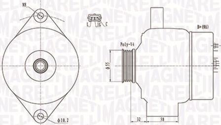 Magneti Marelli 063731803010 - Alternator autospares.lv