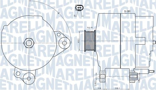 Magneti Marelli 063731817010 - Alternator autospares.lv