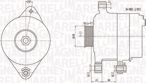 Magneti Marelli 063731258010 - Alternator autospares.lv