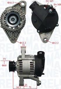 Magneti Marelli 063731220010 - Alternator autospares.lv