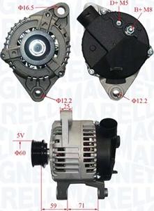 Magneti Marelli 063731221010 - Alternator autospares.lv