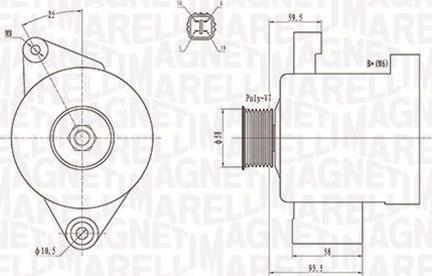 Magneti Marelli 063731796010 - Alternator autospares.lv