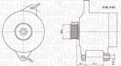 Magneti Marelli 063731718010 - Alternator autospares.lv