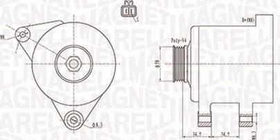 Magneti Marelli 063731789010 - Alternator autospares.lv