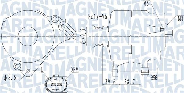 Magneti Marelli 063732064010 - Alternator autospares.lv