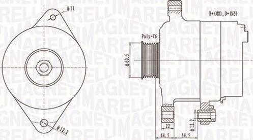 Magneti Marelli 063732062010 - Alternator autospares.lv