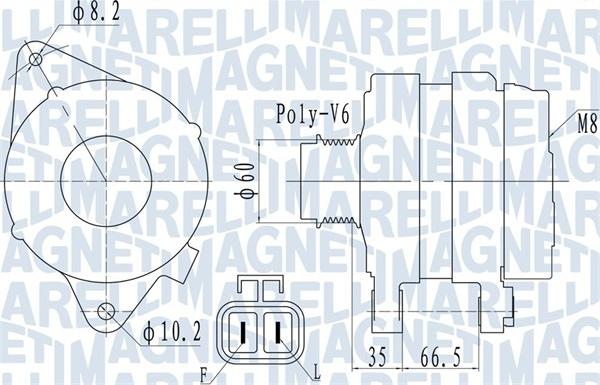 Magneti Marelli 063732010010 - Alternator autospares.lv