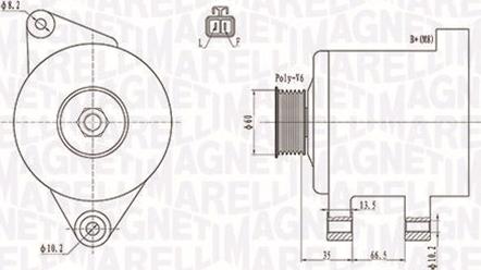 Magneti Marelli 063732017010 - Alternator autospares.lv