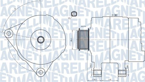 Magneti Marelli 063732033010 - Alternator autospares.lv