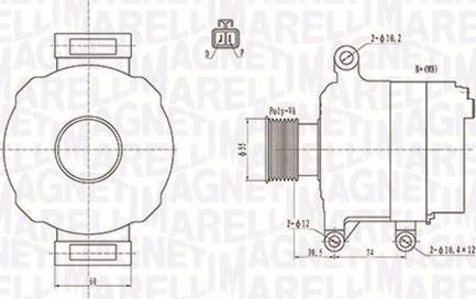 Magneti Marelli 063732109010 - Alternator autospares.lv