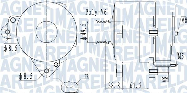 Magneti Marelli 063732137010 - Alternator autospares.lv