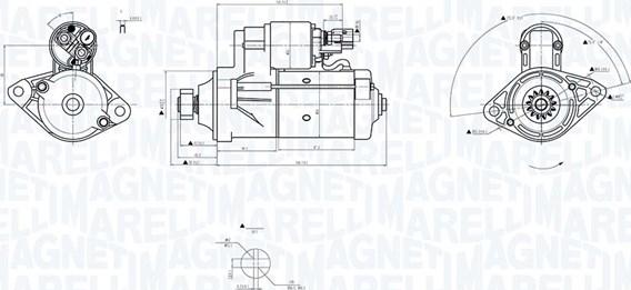 Magneti Marelli 063726156010 - Starter autospares.lv