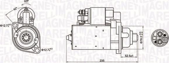 Magneti Marelli 063720974010 - Starter autospares.lv