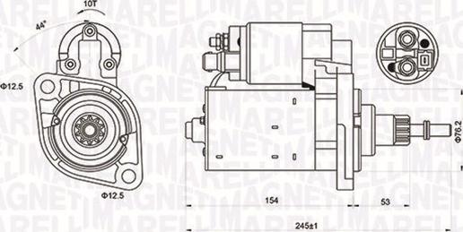 Magneti Marelli 063720619010 - Starter autospares.lv