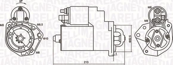 Magneti Marelli 063720880010 - Starter autospares.lv