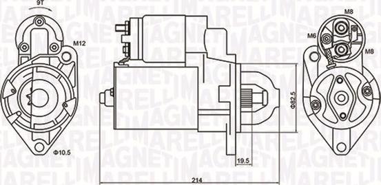 Magneti Marelli 063720879010 - Starter autospares.lv