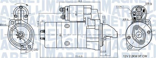 Magneti Marelli 063720350010 - Starter autospares.lv