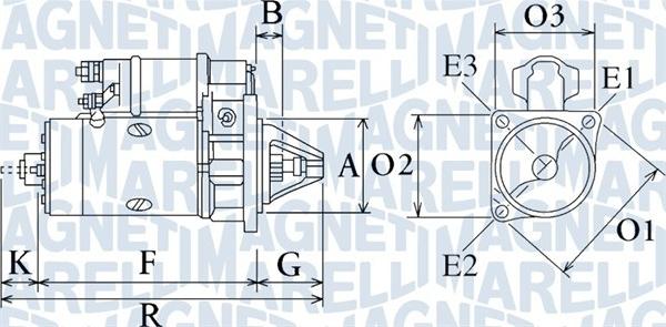 Magneti Marelli 063720325010 - Starter autospares.lv