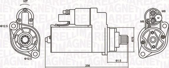 Magneti Marelli 063721405010 - Starter autospares.lv