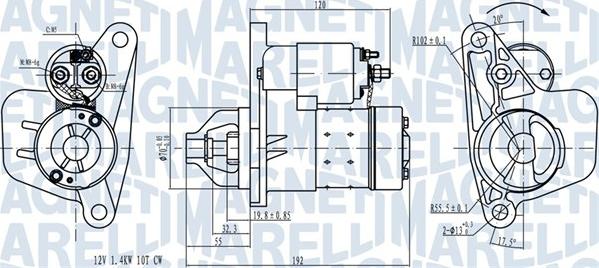 Magneti Marelli 063721418010 - Starter autospares.lv