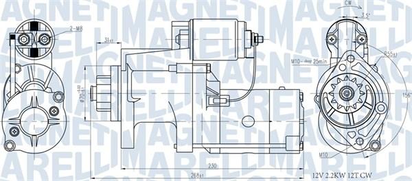 Magneti Marelli 063721439010 - Starter autospares.lv